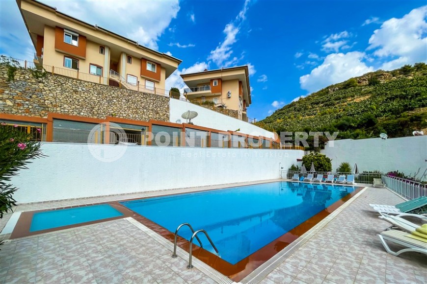 Просторная двухуровневая квартира с видом на море и горы, на 3-м этаже с мансардой, в комфортабельной резиденции, с бассейном и садом-id-6495-фото-24