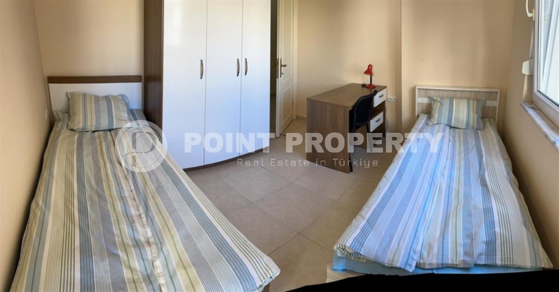 Просторная квартира с мебелью и бытовой техникой, в 50 метрах от моря, в современном районе Аланьи - Махмутлар-id-6501-фото-6