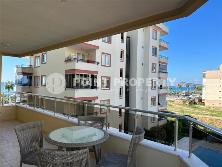 Просторная квартира с мебелью и бытовой техникой, в 50 метрах от моря, в современном районе Аланьи - Махмутлар-id-6501-фото-11