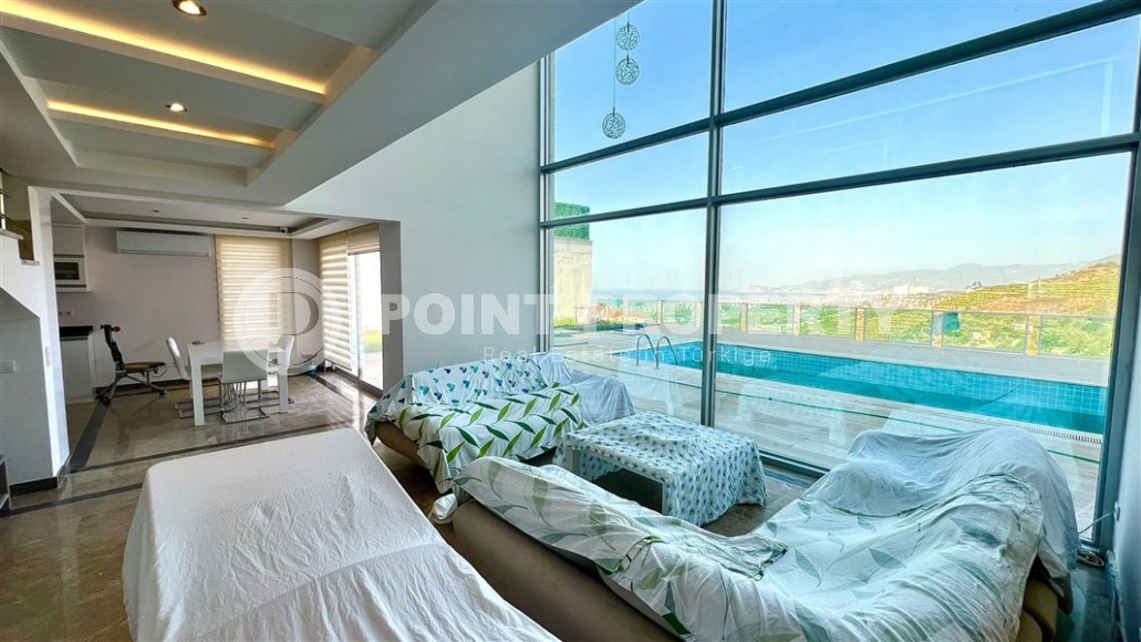 Двухэтажная вилла с видом на моде, в престижном, экологически чистом районе Аланьи - Каргыджак-id-6503-фото-18