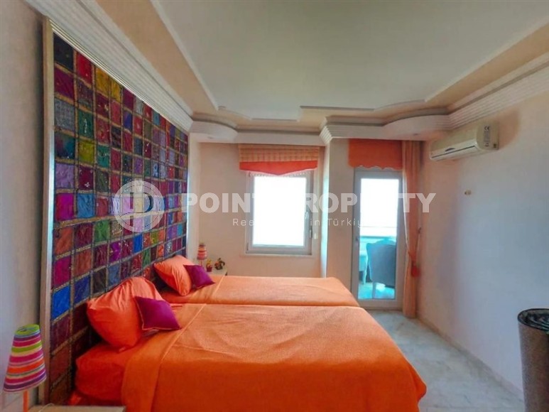 Панорамная двухуровневая квартира на первой линии от моря, в центре современного района Аланьи - Махмутлар-id-6510-фото-5