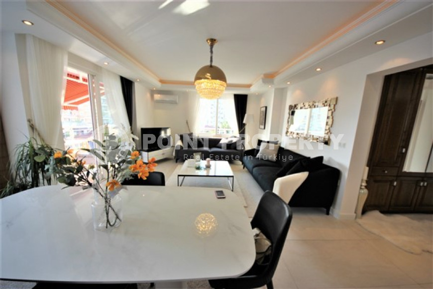 Большая квартира с двумя спальнями, 155м², на первой линии в Махмутларе, Алания-id-1512-фото-5