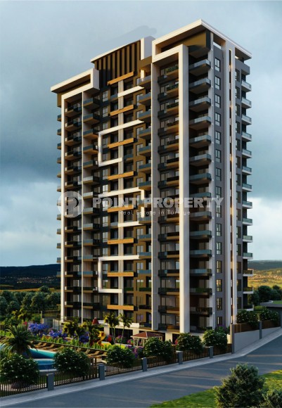 Апартаменты в жилом комплексе на этапе строительства, в популярном курортном и коммерческом районе Мерсина - Аяш-id-6517-фото-1