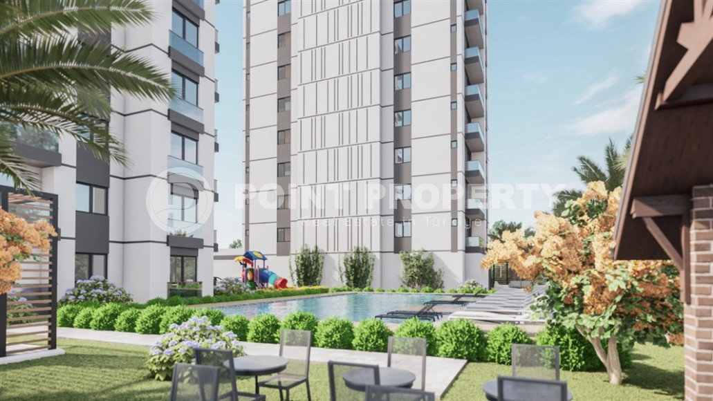 Новый инвестиционный проект в курортном районе Мерсина - Эрдемли - современный жилой комплекс премиум класса, с просторными квартирами 2+1-id-6522-фото-2