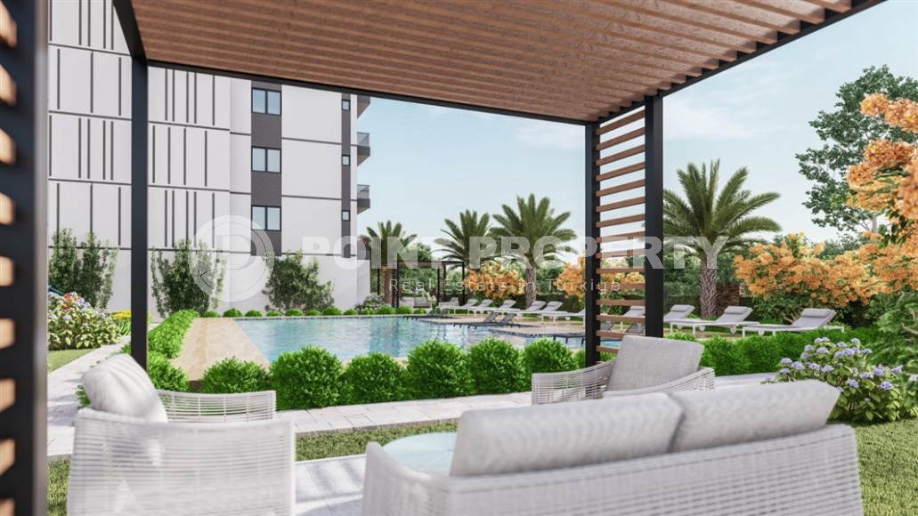 Новый инвестиционный проект в курортном районе Мерсина - Эрдемли - современный жилой комплекс премиум класса, с просторными квартирами 2+1-id-6522-фото-3