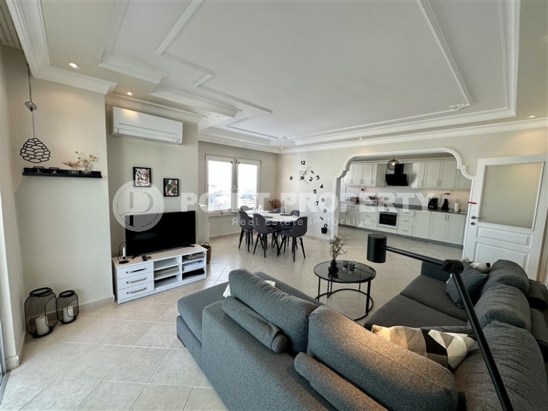 Panoramic apartment with views of the Taurus Mountains, on the 8th floor, in the center of the picturesque area of Alanya - Cikcilli-id-6527-photo-4