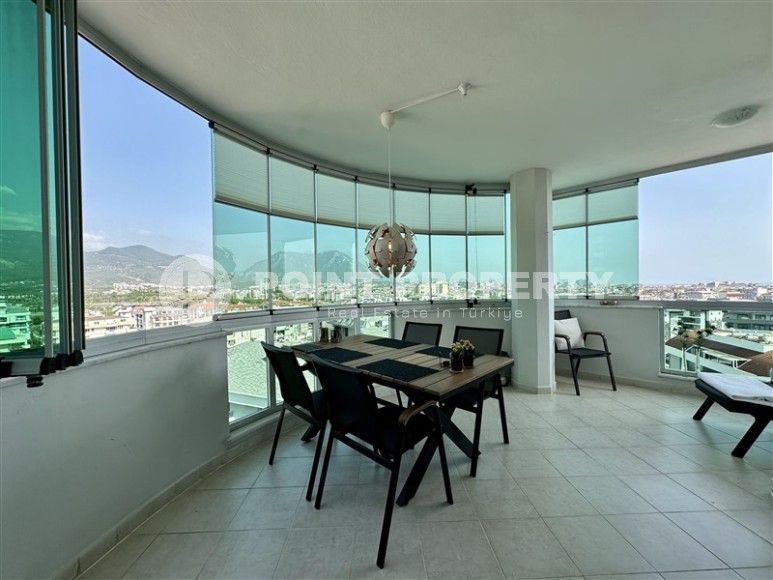 Panoramic apartment with views of the Taurus Mountains, on the 8th floor, in the center of the picturesque area of Alanya - Cikcilli-id-6527-photo-13