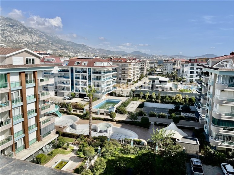 Панорамная двухуровневая квартира с видом на море, в комфортабельном жилом комплексе, в центре района Кестель-id-6539-фото-23