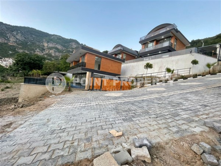 Новая вилла с тремя спальнями, 142м², с личным бассейном в элитном горном районе Алании Бекташ-id-1516-фото-4