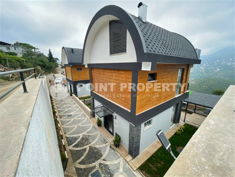 Новая вилла с тремя спальнями, 142м², с личным бассейном в элитном горном районе Алании Бекташ-id-1516-фото-6