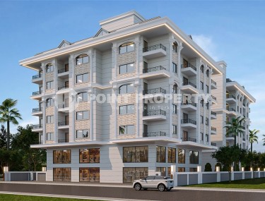 Apartments in a residential complex under construction, 200 meters from the sea, in the center of Mahmutlar-id-6545-photo-1