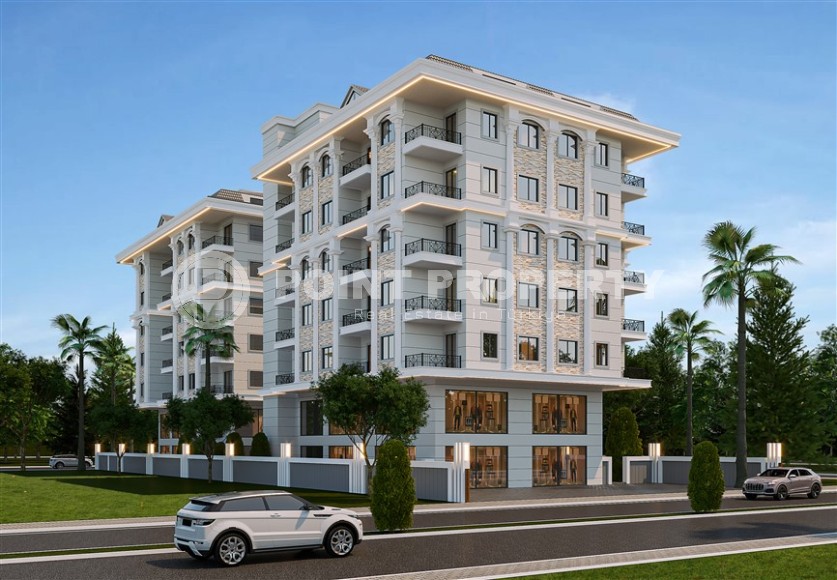 Квартиры в строящемся жилом комплексе, в 200 метрах от моря, в центре района Махмутлар-id-6545-фото-2