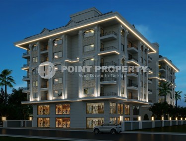 Apartments in a residential complex under construction, 200 meters from the sea, in the center of Mahmutlar-id-6545-photo-3