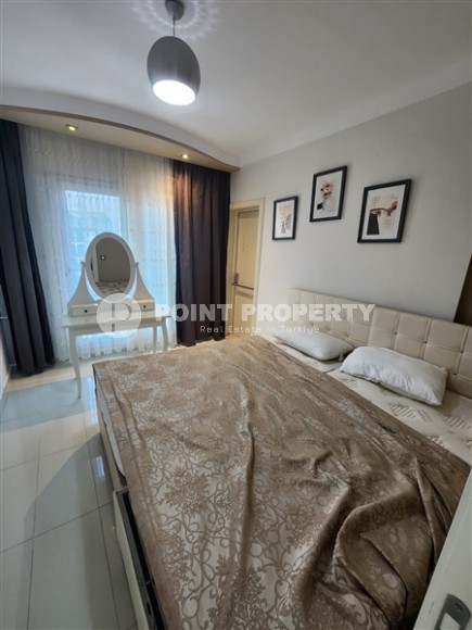 Благоустроенная квартира с мебелью и бытовой техникой, в 350 метрах от моря, в центре курортного района Мерсина - Арпачбахшиш-id-6552-фото-6