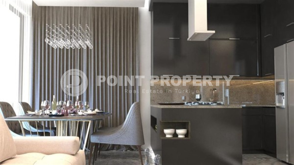 Новая вилла с тремя спальнями, 142м², с личным бассейном в элитном горном районе Алании Бекташ-id-1516-фото-20