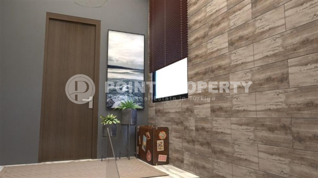 Новая вилла с тремя спальнями, 142м², с личным бассейном в элитном горном районе Алании Бекташ-id-1516-фото-22