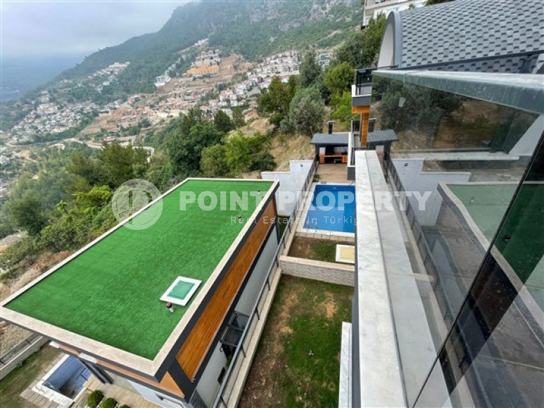 Новая вилла с тремя спальнями, 142м², с личным бассейном в элитном горном районе Алании Бекташ-id-1516-фото-30