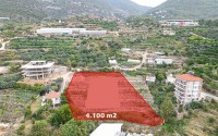Spacious plot of 4100 m2, with a building permit, in a prestigious area of Alanya - Upper Oba-id-6559-photo-1