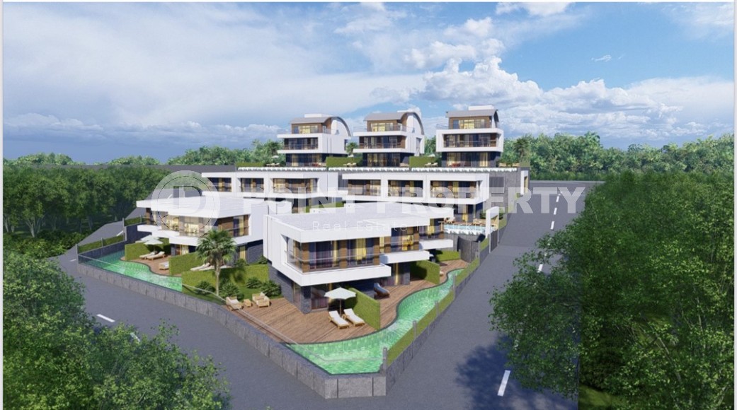 Spacious plot of 4100 m2, with a building permit, in a prestigious area of Alanya - Upper Oba-id-6559-photo-6