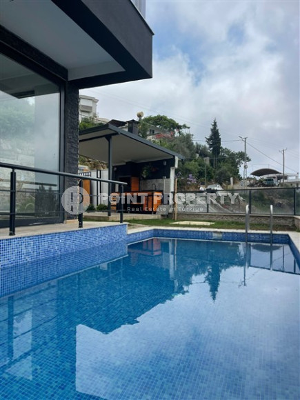 Новая вилла с тремя спальнями, 142м², с личным бассейном в элитном горном районе Алании Бекташ-id-1516-фото-32