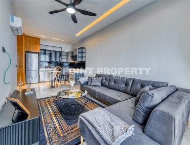 Современная квартира в роскошном жилом комплексе на первой линии от  моря, в центре живописного, экологически чистого районе Аланьи - Каргыджак-id-6561-фото-3