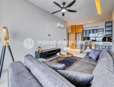 Современная квартира в роскошном жилом комплексе на первой линии от  моря, в центре живописного, экологически чистого районе Аланьи - Каргыджак-id-6561-фото-4