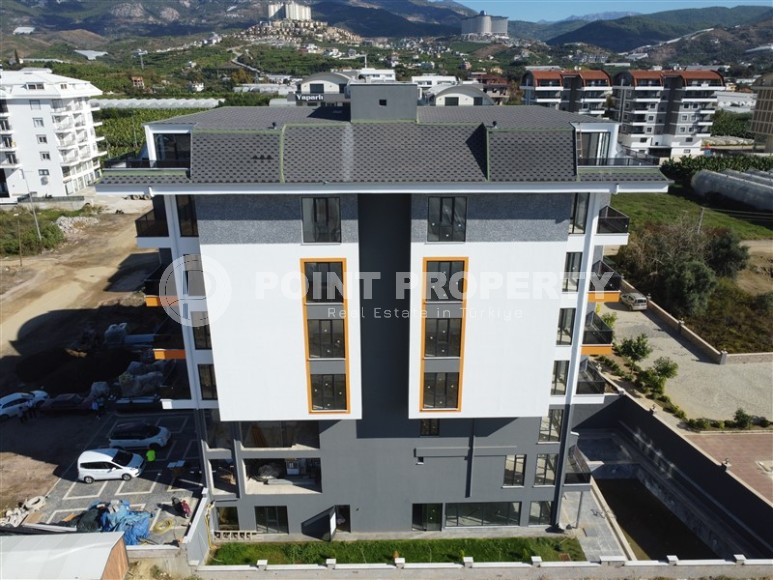 Двухкомнатная квартира, 50м², в комплексе на этапе строительства в 217м от моря, Аланья, Каргыджак-id-2167-фото-16