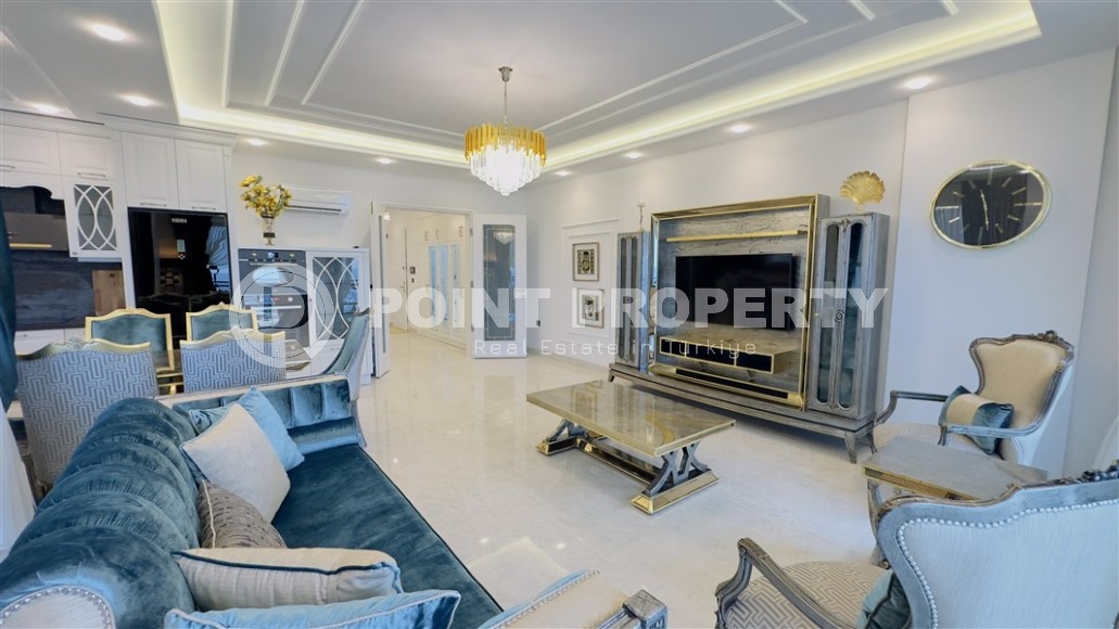 Роскошная панорамная квартира с видом на море, в центре современного района Аланьи - Махмутлар-id-6563-фото-4