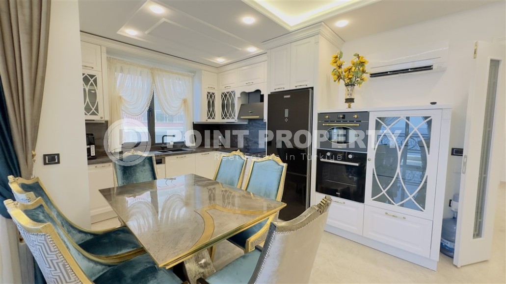 Роскошная панорамная квартира с видом на море, в центре современного района Аланьи - Махмутлар-id-6563-фото-5