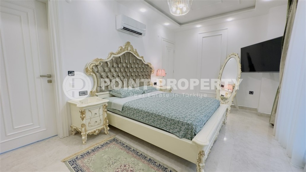 Роскошная панорамная квартира с видом на море, в центре современного района Аланьи - Махмутлар-id-6563-фото-6