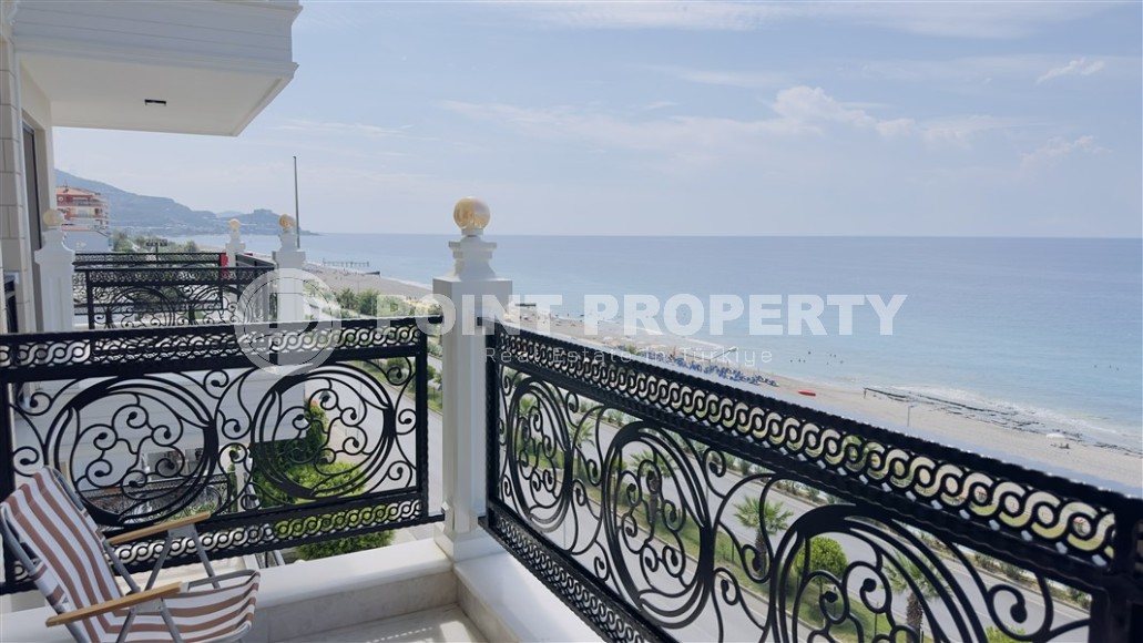 Роскошная панорамная квартира с видом на море, в центре современного района Аланьи - Махмутлар-id-6563-фото-12