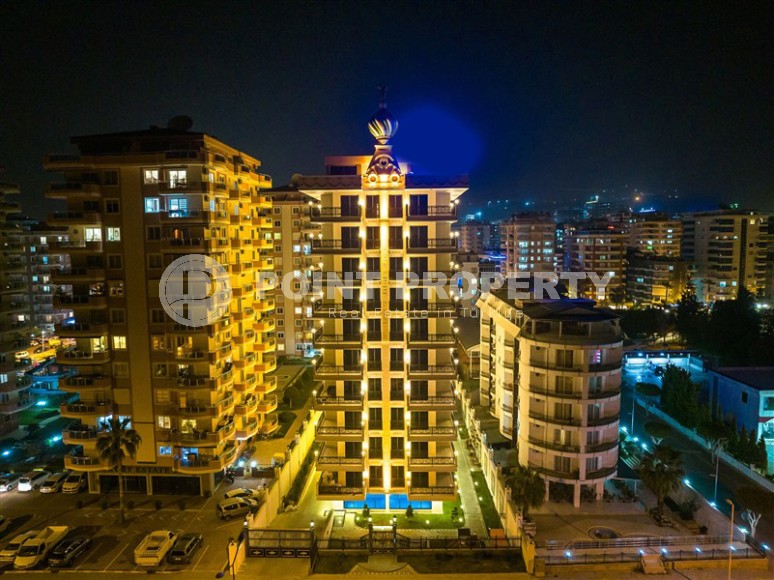 Роскошная панорамная квартира с видом на море, в центре современного района Аланьи - Махмутлар-id-6563-фото-28