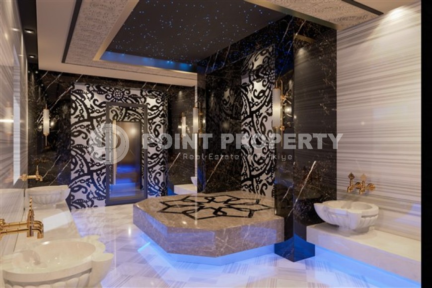 New apartment in a premium residence, a kilometer from Cleopatra Beach, in the center of Alanya-id-6565-photo-10