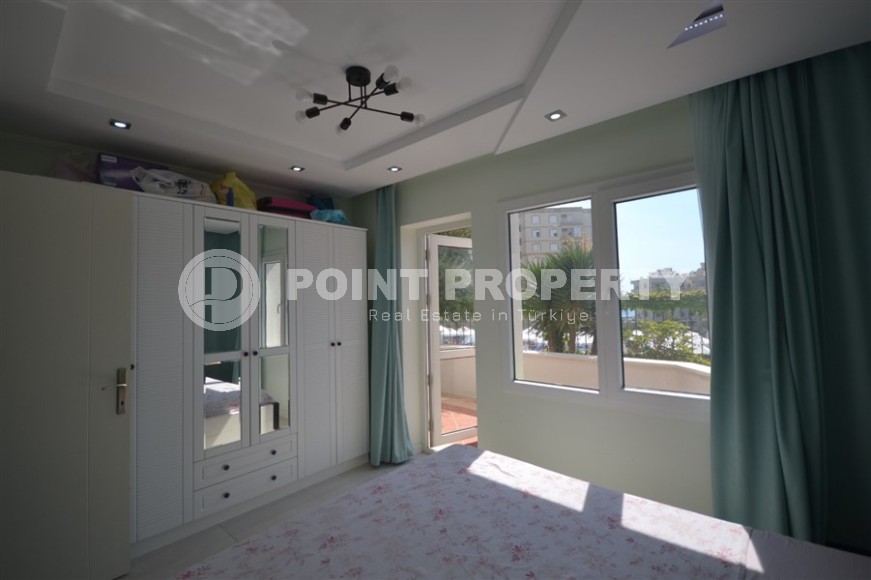 Благоустроенная, меблированная квартира 1+1, общей площадью 60 м2, в центре спокойного района Аланьи - Тосмур-id-6569-фото-7