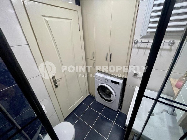 Готовая к проживанию квартира с мебелью и бытовой техникой, в 200 метрах от пляжа, в центре района Нижняя Оба-id-6570-фото-9