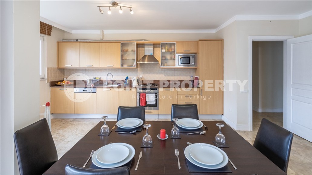 Готовая к проживанию квартира 2+1, на площади 112 м2, в центре спокойного, современного района Аланьи - Джикджилли-id-6580-фото-4