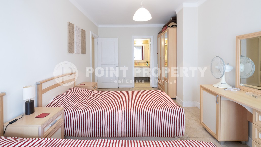 Готовая к проживанию квартира 2+1, на площади 112 м2, в центре спокойного, современного района Аланьи - Джикджилли-id-6580-фото-8