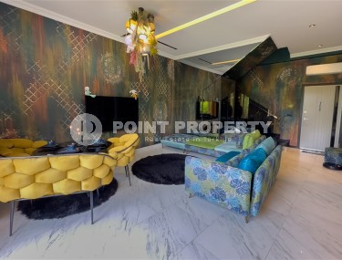 Стильный дуплекс с дизайнерским ремонтом, на первой линии от моря, в престижном районе Аланьи - Каргыджак-id-6583-фото-2