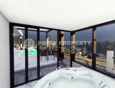 Элитные панорамные виллы на завершающем этапе строительства, в живописном, престижном районе Аланьи - Бекташ-id-6588-фото-4