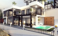 Elite panoramic villas at the final stage of construction, in the picturesque, prestigious area of Alanya - Bektash-id-6588-photo-11