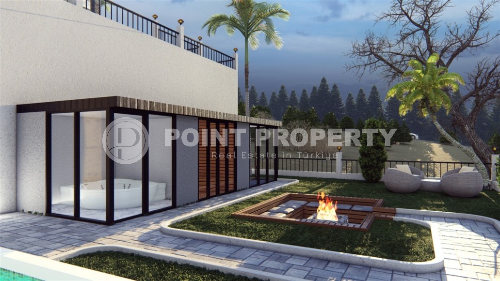 Elite panoramic villas at the final stage of construction, in the picturesque, prestigious area of Alanya - Bektash-id-6588-photo-15