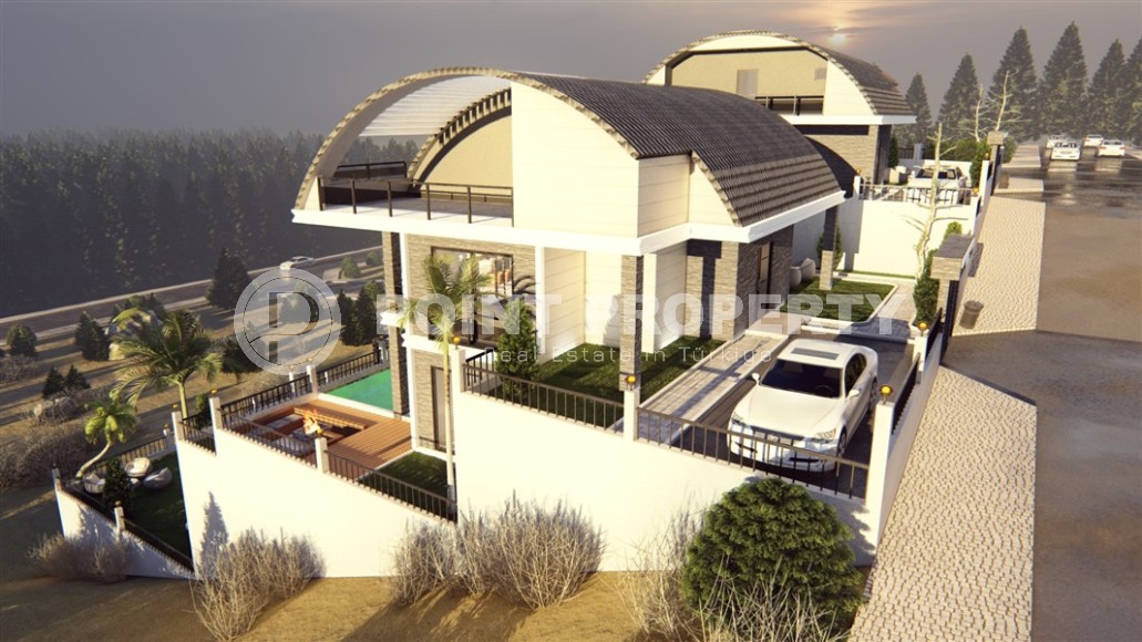 Elite panoramic villas at the final stage of construction, in the picturesque, prestigious area of Alanya - Bektash-id-6588-photo-22