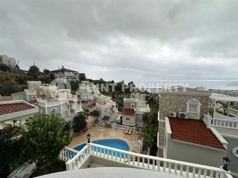 Панорамная 3-этажная вилла с видом на море, в живописном районе Аланьи - Джикджилли-id-6593-фото-21