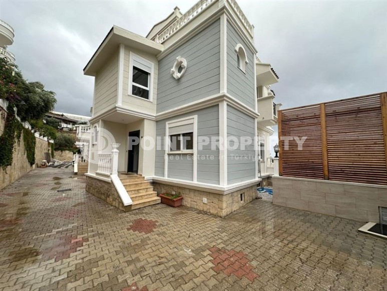 Панорамная 3-этажная вилла с видом на море, в живописном районе Аланьи - Джикджилли-id-6593-фото-24