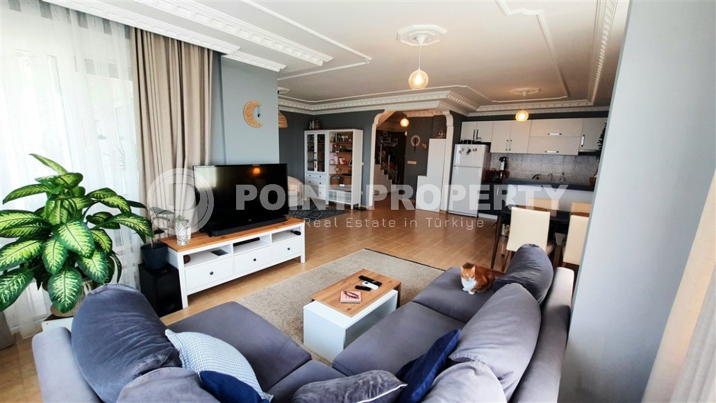 Двухуровневая квартира 1+1, общей площадью 100 м2, на 5-м этаже с мансардой, в 300 метрах от пляжа-id-6594-фото-3