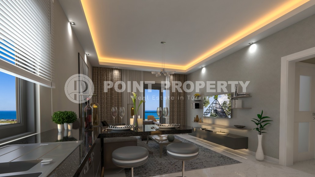 Квартира в ультрасовременном жилом комплексе, с инфраструктурой «город в городе», в спокойном районе Аланьи - Демирташ-id-6595-фото-2