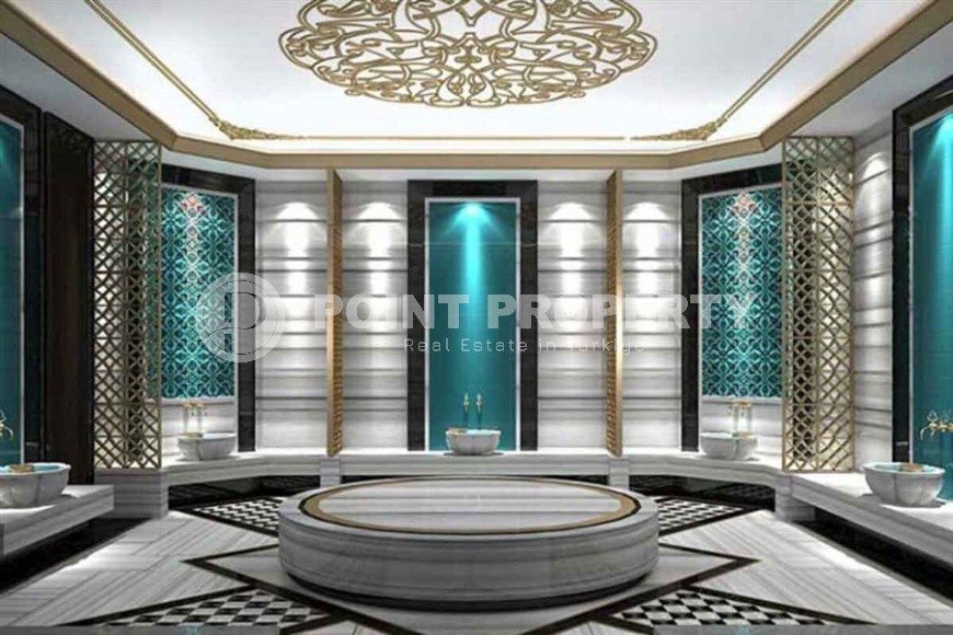 Квартира в ультрасовременном жилом комплексе, с инфраструктурой «город в городе», в спокойном районе Аланьи - Демирташ-id-6595-фото-7