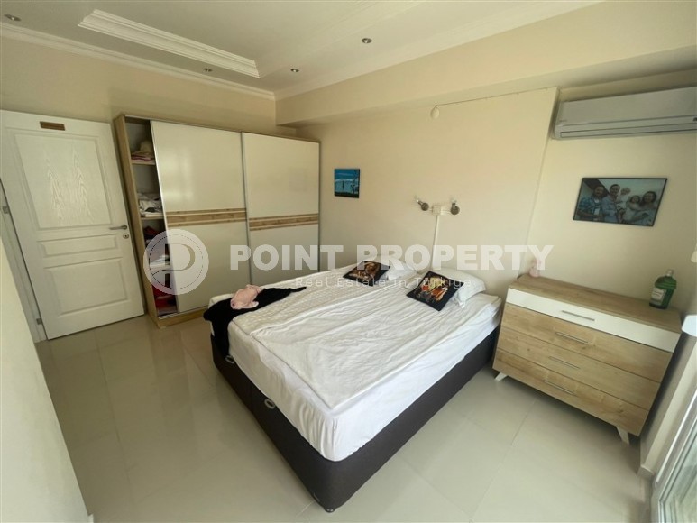 Панорамная квартира с видом на море, на 4-м этаже с мансардой, в центре престижного района Аланьи - Кестель-id-6602-фото-6