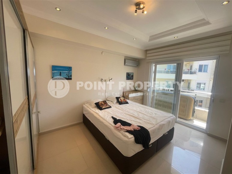 Панорамная квартира с видом на море, на 4-м этаже с мансардой, в центре престижного района Аланьи - Кестель-id-6602-фото-8