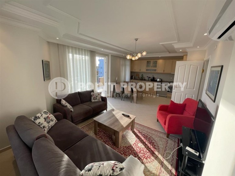 Просторная квартира c мебелью и бытовой техникой, на 4-м этаже в доме 2007 года постройки, в 300 метрах от моря-id-6603-фото-2